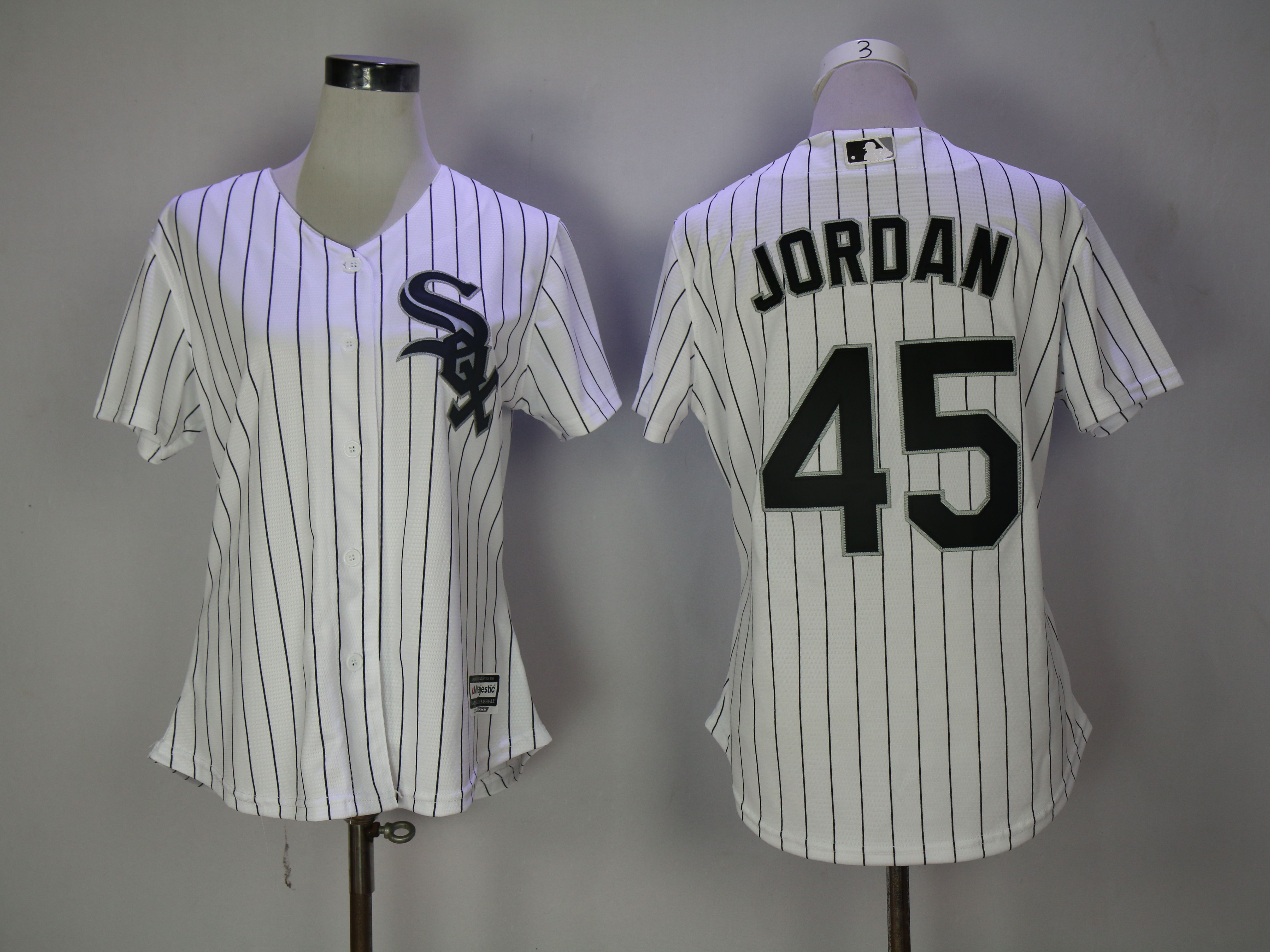 Women Chicago White Sox #45 Jordan White MLB Jerseys